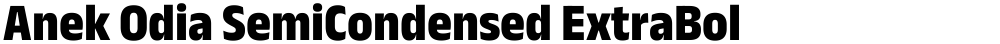 Anek Odia SemiCondensed ExtraBold