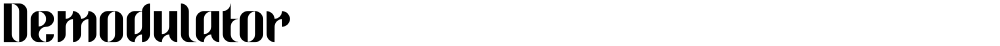 Demodulator