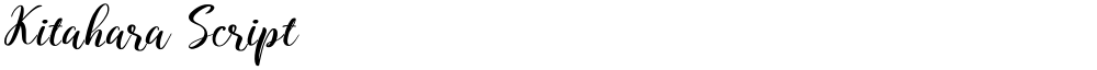 Kitahara Script