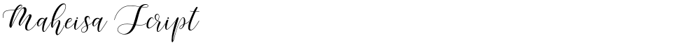 Maheisa Script