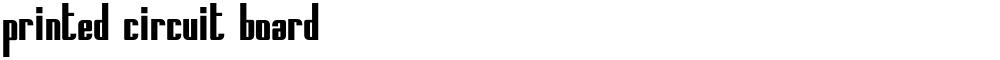 Printed Circuit Board
